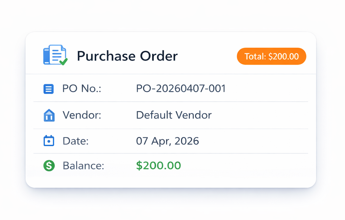 Purchase Orders